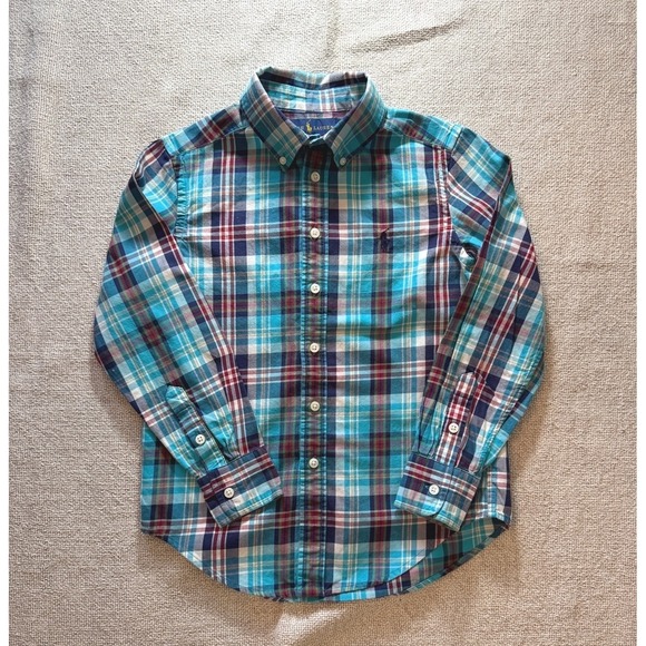 Boys Ralph Lauren Long Sleeve Button Down Shirt Bundle Size 8 Cotton - Picture 9 of 15
